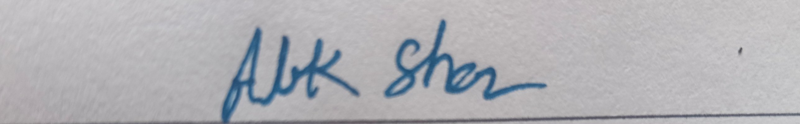 Signature of Mr. Alok Sharma, Advocate